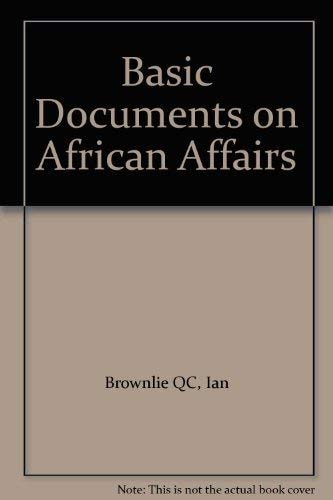 Basic Documents on African Affairs