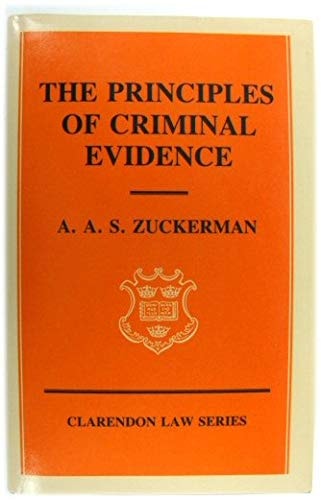 The Principles of Criminal Evidence