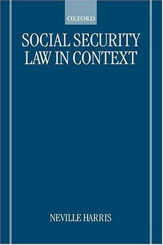 Social Security Law in Context