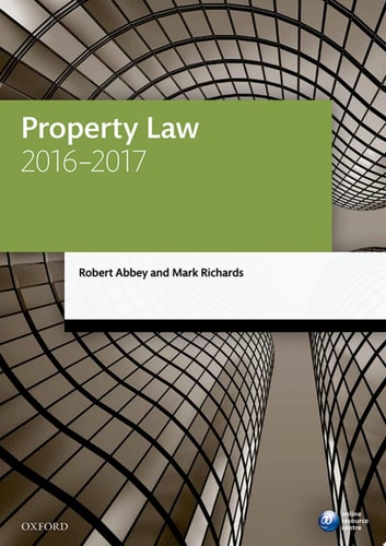 Property Law: Legal Practice Course Manuals