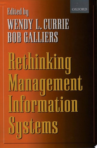 Rethinking Management Information Systems: An Interdisciplinary Perspective