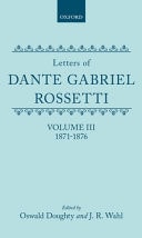 Rossetti: Letters, Vol. 3: 1871-1876