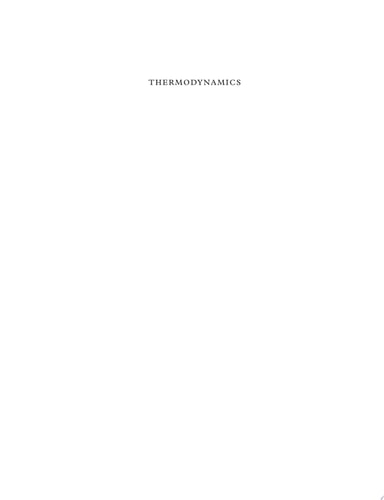 Thermodynamics: A Complete Undergraduate Course