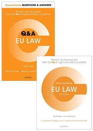 EU Law Revision Pack: Law Revision and Study Guide