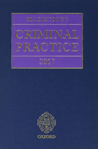 Blackstone's Criminal Practice