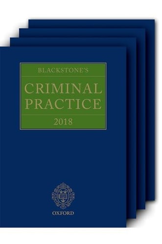 Blackstone's Criminal Practice