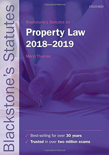 Blackstone's Statutes on Property Law