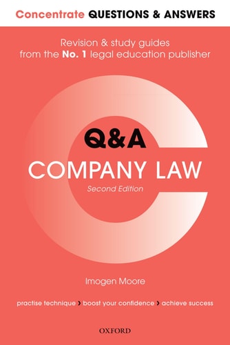 Concentrate Q&A Company Law: Law Revision and Study Guide