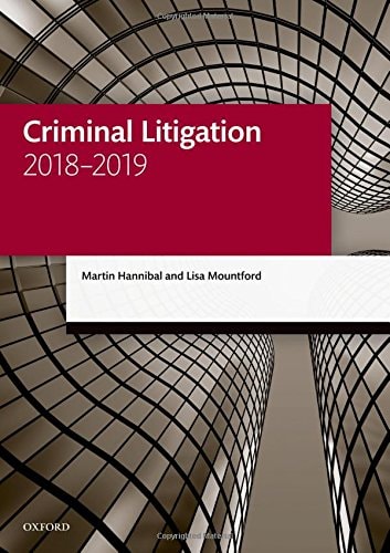 Criminal Litigation: Legal Practice Course Manuals