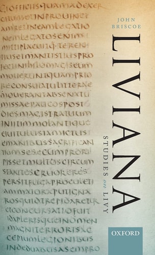 Liviana: Studies on Livy
