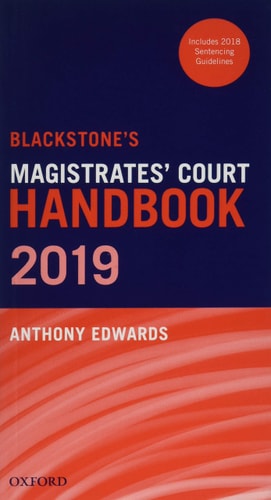 Blackstone's Magistrates' Court Handbook
