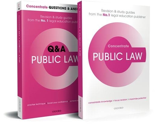 Public Law Concentrate Pack: Law Revision and Study Guide