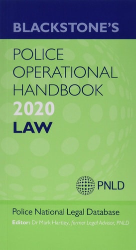 Blackstone's Police Operational Handbook: Law