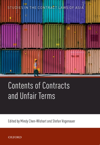 Contents of Contracts and Unfair Terms: Studies in the Contract Laws of Asia