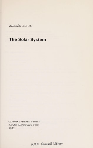 The Solar System