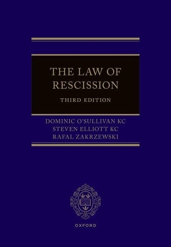 The Law of Rescission