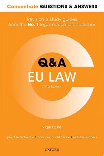 Concentrate Questions and Answers: EU Law