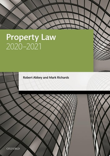 Property Law: Legal Practice Course Manuals