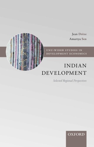 Indian Development: Selected Regional Perspectives