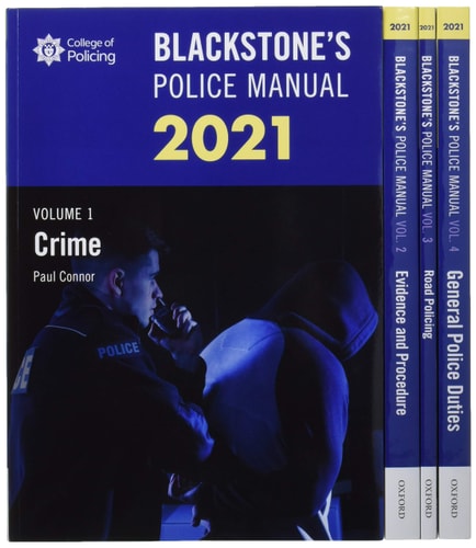 Blackstone's Police Manuals: Four Volume Set
