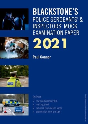 Blackstone's Police Sergeants' and Inspectors' Mock Examination Paper