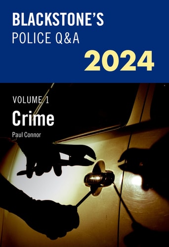 Blackstone's Police Q&A: Crime
