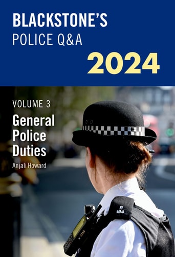 Blackstone's Police Q&A: General Police Duties 2024