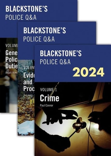 Blackstone's Police Q&A: 2024 Three Volume Pack