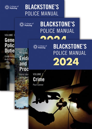 Blackstone's Police Manuals: Three Volume Set
