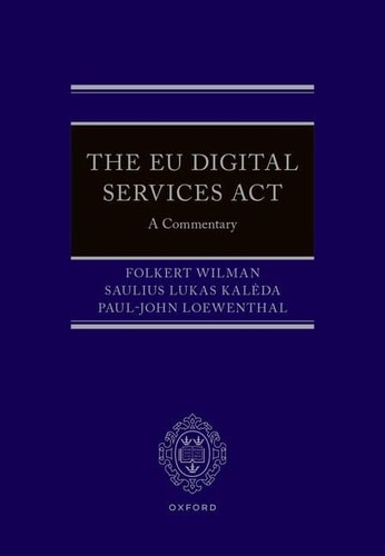 The EU Digital Services Act: A Commentary