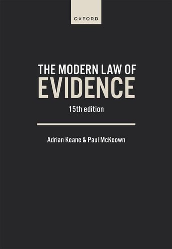 Modern Law of Evidence
