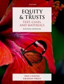 Equity & Trusts: Text, Cases, and Materials