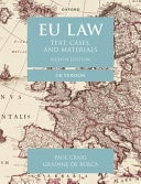 EU Law: Text, Cases, and Materials