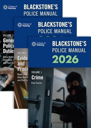 Blackstone's Police Manuals: Three Volume Set