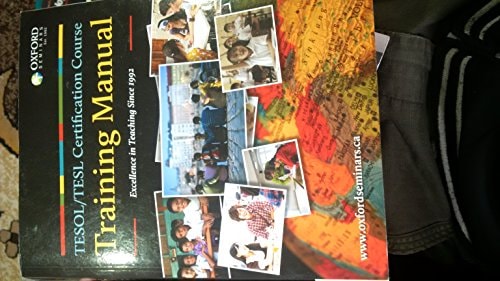 TESOL/TESL Certification Course Training Manual