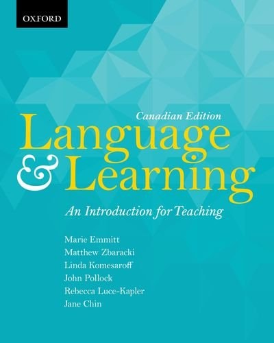 Language and Learning: An Introduction for Teaching, Canadian Edition