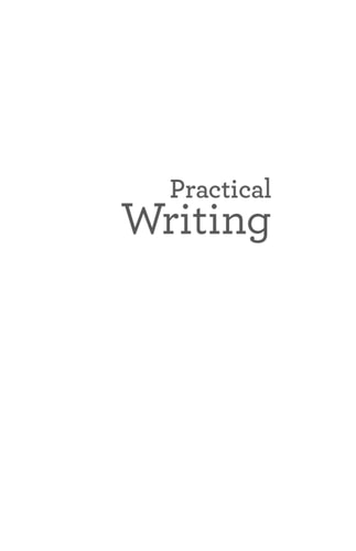 Practical Writing