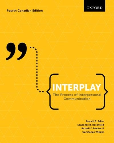 Interplay: The Process of Interpersonal Communication