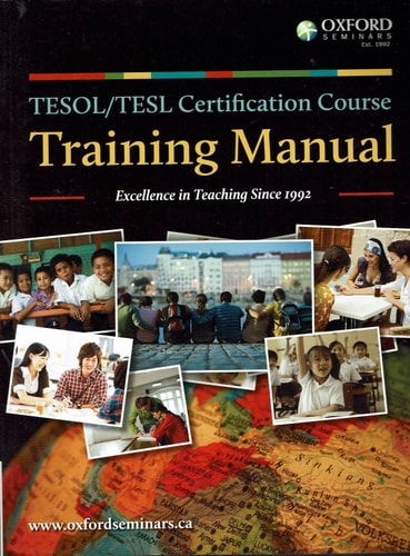 TESOL/TESL Certification Course Training Manual