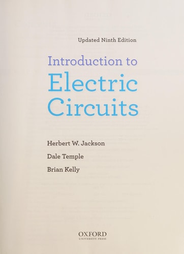 Introduction to Electric Circuits