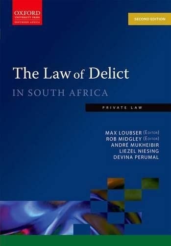 Law of Delict in South Africa