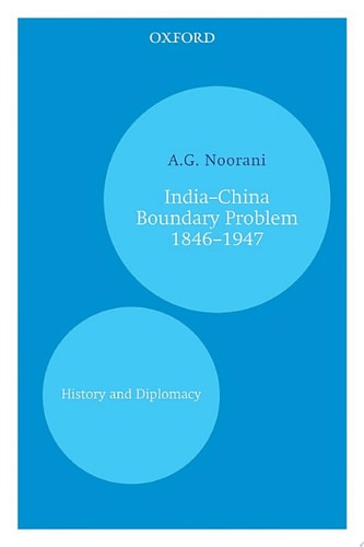 India-China Boundary Problem 1846-1947: History and Diplomacy