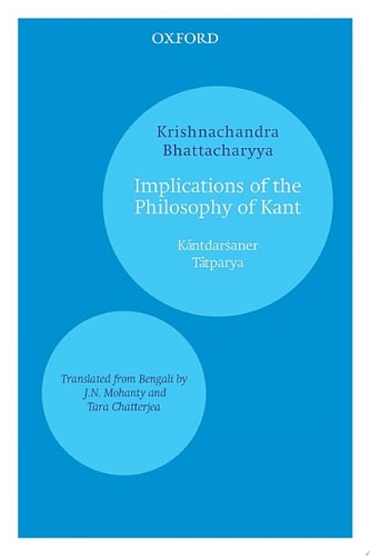 Implications of the Philosophy of Kant: Kāntdarśaner Tātparya