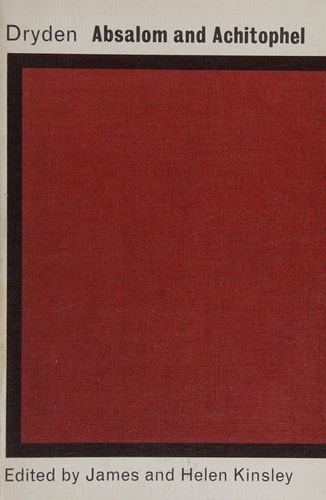 Absalom and Achitophel