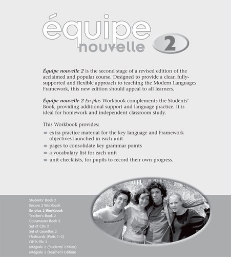 Équipe nouvelle: 2: En Plus Workbook