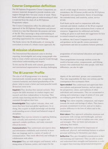 IB Course Companion: Mathematics, Standard Level