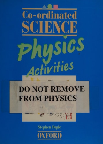 Co-ordinated Science Physics: Activities Book