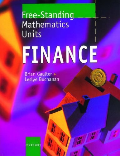 Free Standing Mathematics Units: Finance Bk. 1