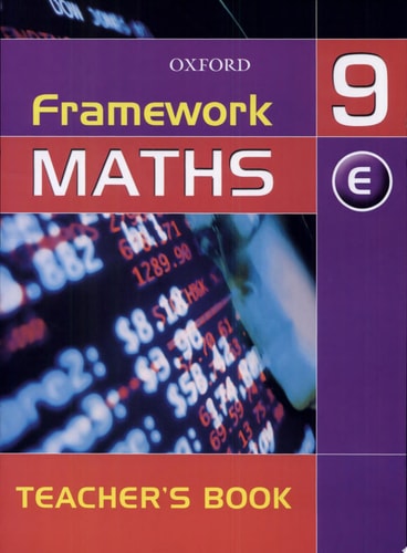 Framework Maths: Extension Teacher's Book Year 9