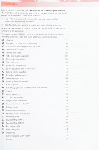 Oxford GCSE Maths for Edexcel: Higher Revision Guide